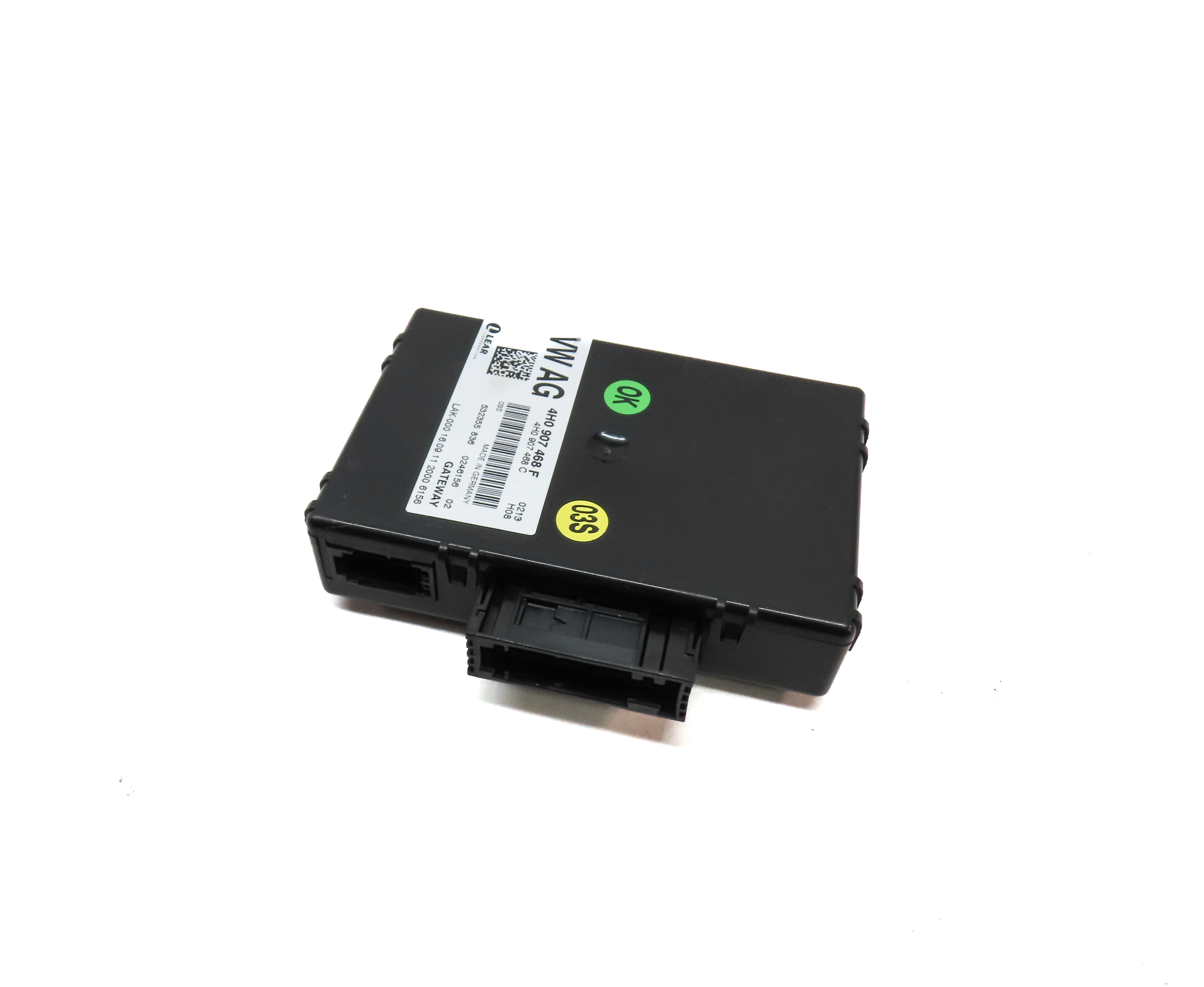 2012 AUDI A8 (D4 4H) GATEWAY CANBUS CONTROL MODULE — exact item pictured